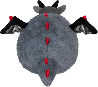 Squishable - Snugglemi Snackers Shadow Dragon - Fantasy Creatures Collection - 8 in - Soft Toy Collectible Stuffed Animal - Beans