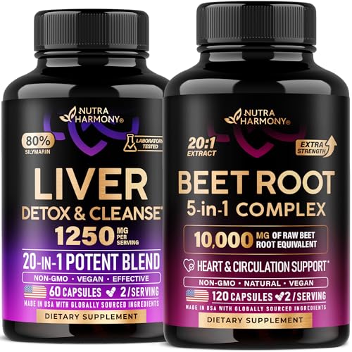 NUTRAHARMONY Liver Support & Beet Root Capsules