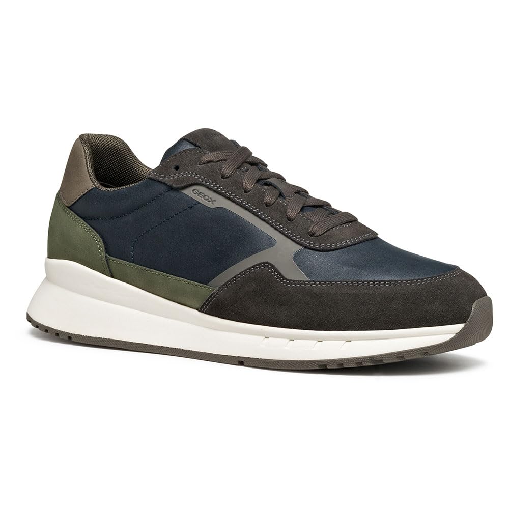 Geox Męskie buty sportowe U BRANTHON, niebieskie, 41 EU, niebieski, 41 EU