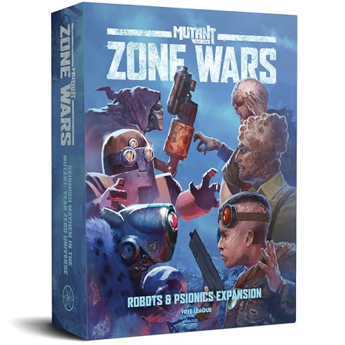 Free League: Mutant Year Zero: Zone Wars - Robots & Psionics Expansion - Boxed Miniatures Wargame...