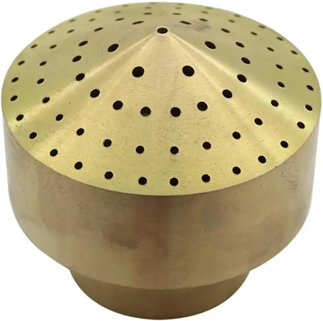 Compatible with 1 Piece Brass 1 4 Inch 1 2 Inch 3 4 Inch Internal Thread Type Fountain Nozzle Copper Diffuser Nozzle Garden Landscape Fountain(3I4 inch)