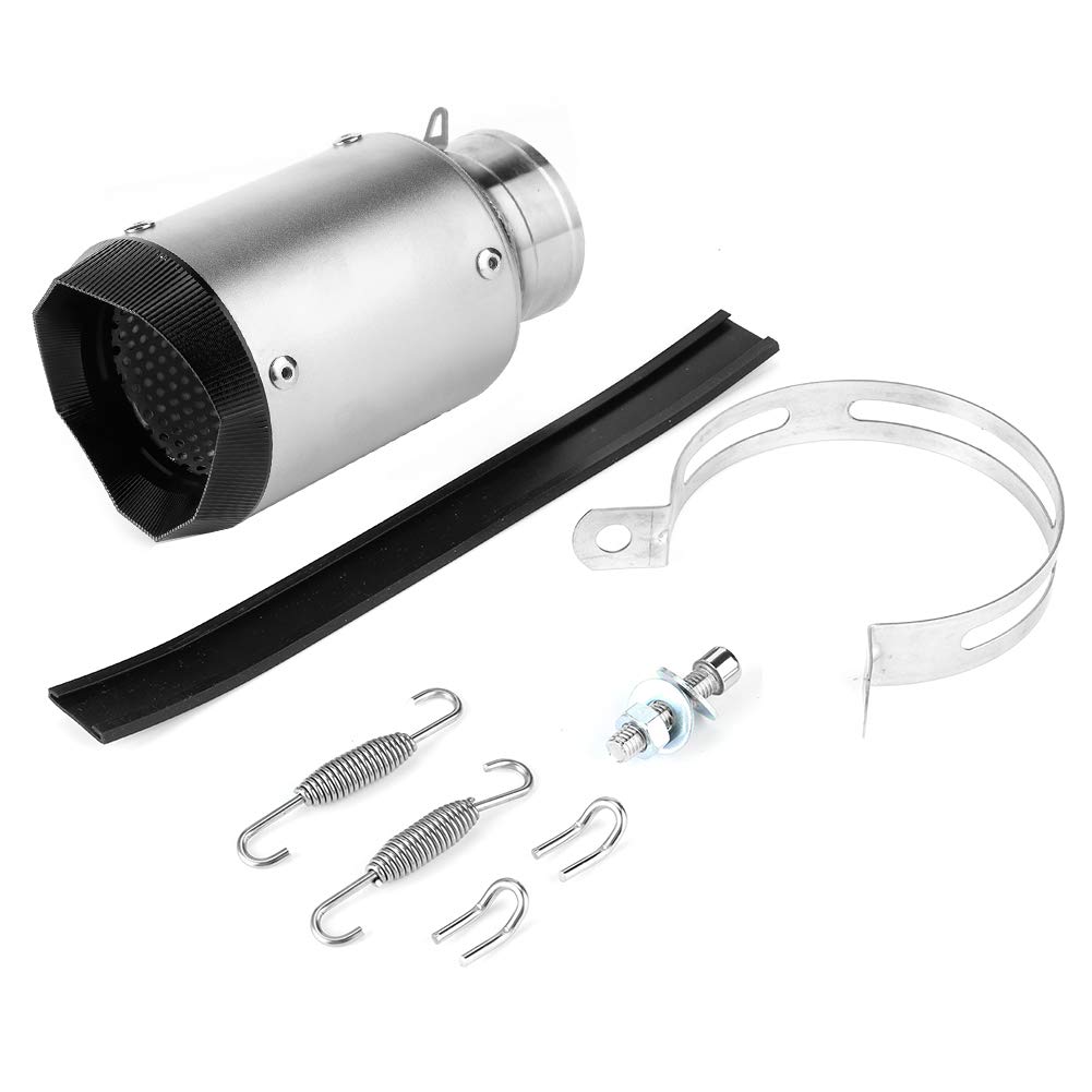 Terminale Scarico Racing in Titanio Punta Tubo Scarico Moto 60 mm 2 4 pollici Universale Accessori Moto per e Modifica Racing per Uso Strada Pista