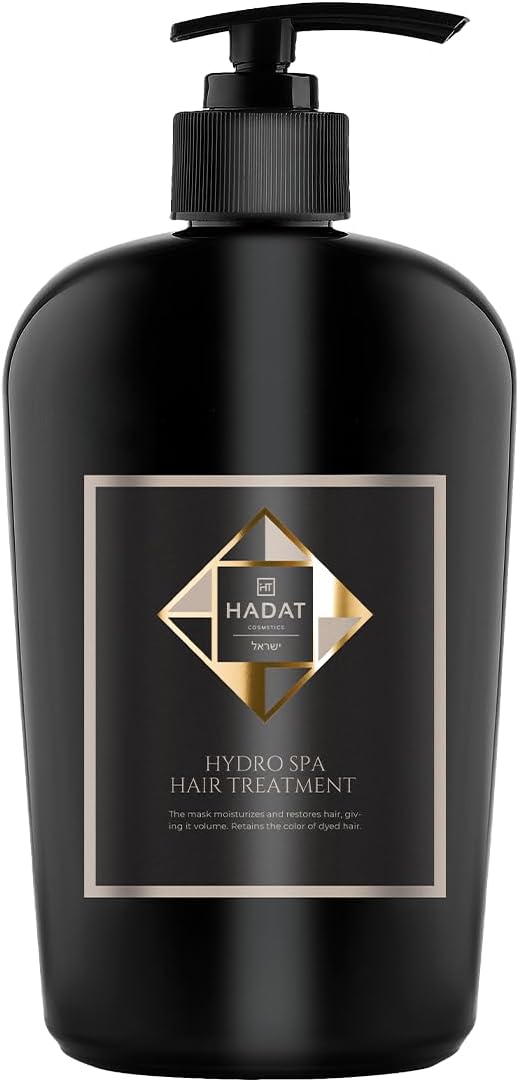 Hydro Spa Hair Treatment – professioneel hydraterend haarmasker voor droog en beschadigd haar HADAT Cosmetics 500 ml. Salonbehandeling voor gekleurd haar. Behoudt de kleurintensiteit