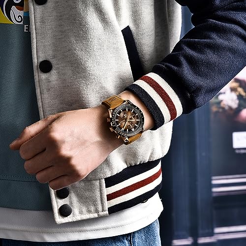 BY BENYAR Chronograph Men's Watch (Black Dial Black Colored Strap)