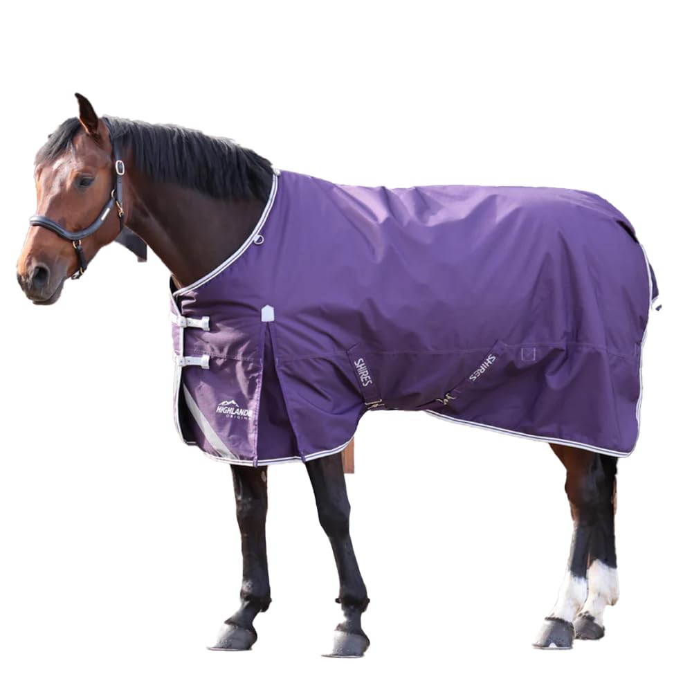 Shires Highlander Original 100g Turnout Rug - Plum 6'0" / 72", Plum