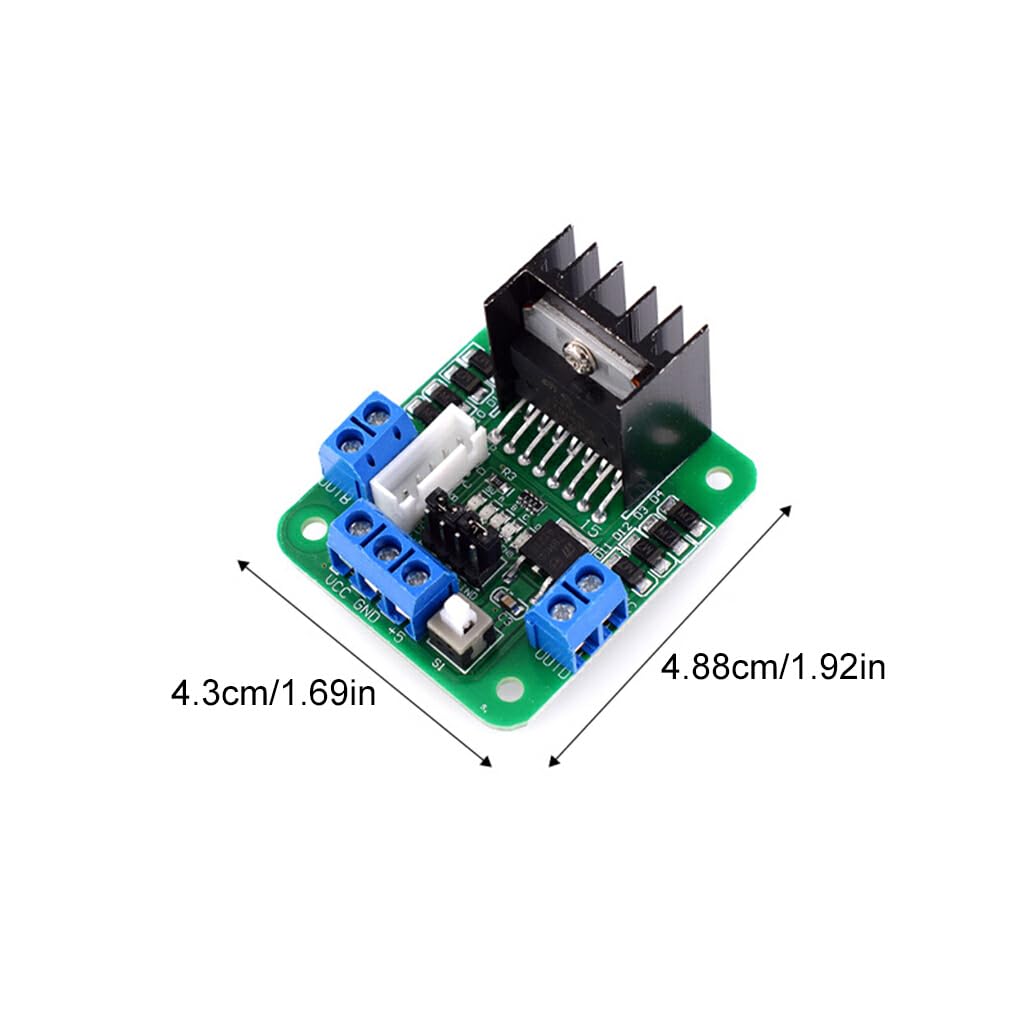 kesurpae L298N Motor Driver Board Stepper Motor Drive Controller Module  Iron L298N Dual H-bridge DC Stepper Motor Driver : Amazon.co.uk: Business,  Industry & Science