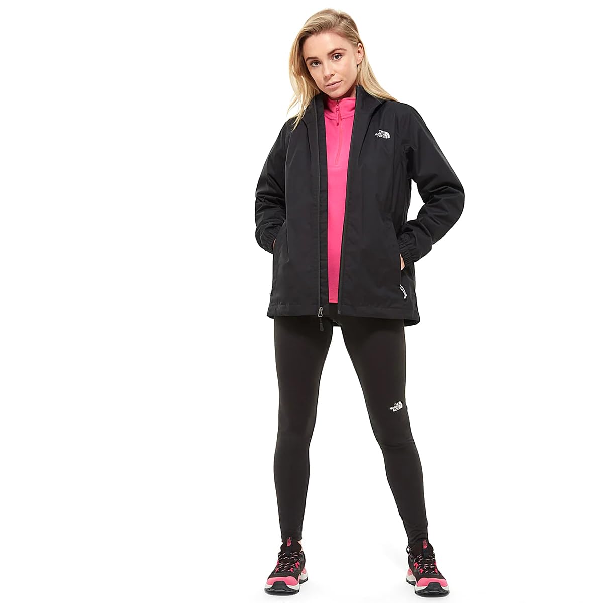 The North Face - Giacca Cappuccio Donna Quest - Impermeabile, Traspirante - Blue Eclipse