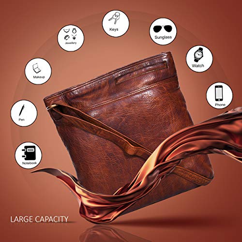 Vintage Stylish Sling Bag for Women Over the Shoulder Purses Detachable Strap3