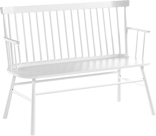 Miniatura 4 de Safavieh American Homes Collection Addison - Banco trasero con husillo blanco