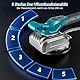 Fliesenrüttler, Akku Fliesen Vibrationsgerät Fliesenvibrator mit 5 Gänge Einstellbare Geschwindigkeit für Bodenfliesen Wand (2 Batterien & Ladegerät)