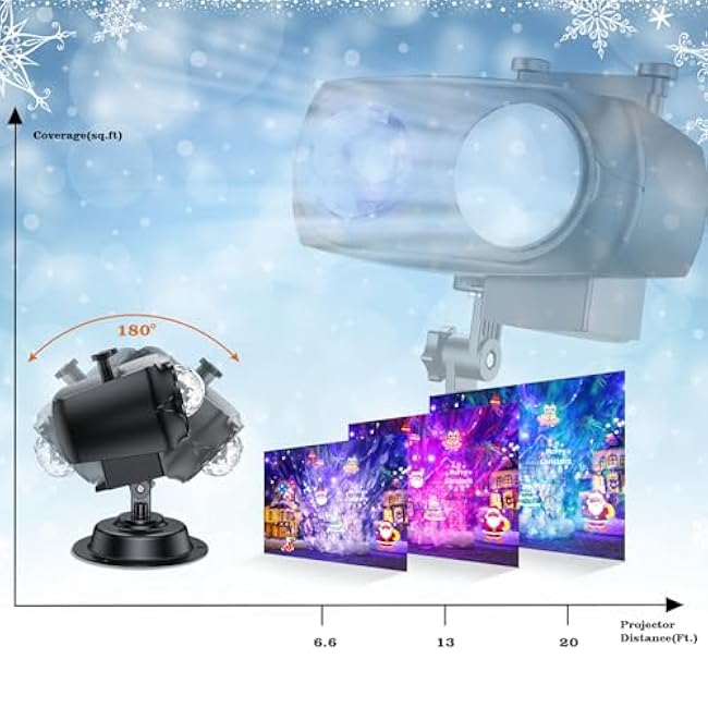Halloween Christmas Projector Outdoor Light Holiday Projector Lights