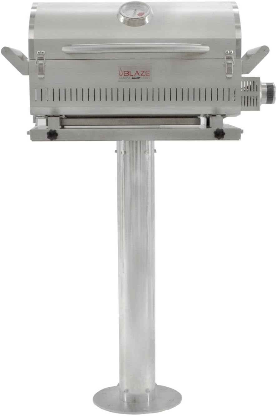 Blaze Professional LUX 10-Inch Marine Grade Portable Grill Pedestal - BLZ-PRTPED-MG10