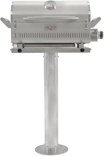 Miniatura 2 de Blaze Professional LUX - Pedestal para parrilla portátil de grado marino de 10 pulgadas - BLZ-PRTPED-MG10