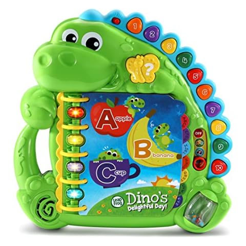 LeapFrog Dino's Delightful Day Alphabet Book Cover