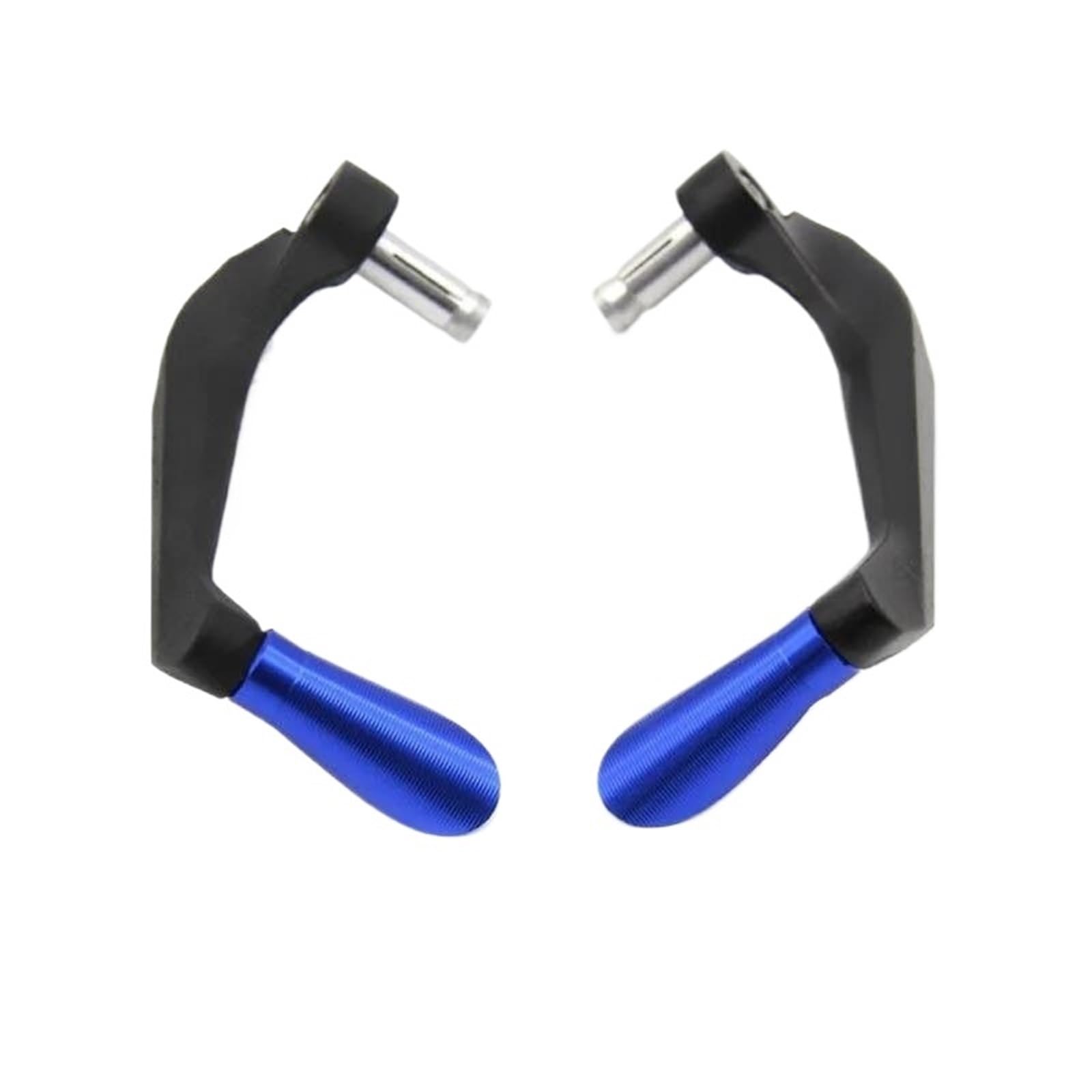 Hjtedhe Blue Universal Motorcycle Brake Clutch Levers Guard Protector Motorcycle Handlebar Lever Guards(Blue)