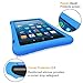 Fintie Silicone Case for Amazon Fire HD 8 (Compatible with 7th and 8th Generation Tablets, 2017 and 2018 Releases) - Honey Comb [Corner Enhancement] Shockproof Kid Friendly Cover, Blue