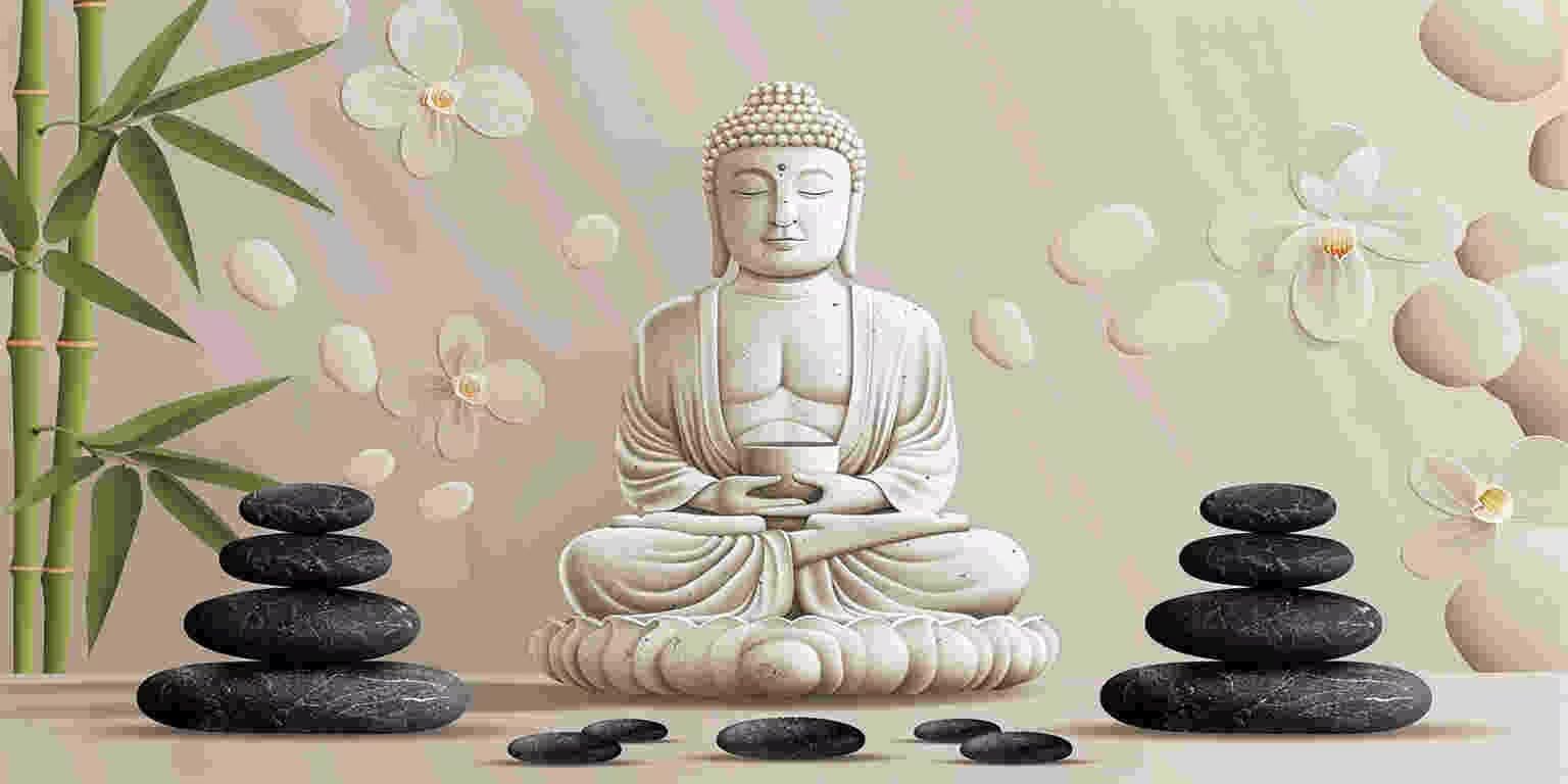 Rzeźba Zen Diamond Painting dla dorosłych, duża XXL, obraz diamentowy 5D, obraz dla początkujących, okrągłe, pełne wiertło, malarstwo, haft krzyżykowy, dekoracja domu, na ścianę, prezent dla kobiet