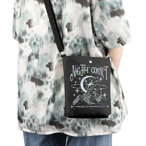 WCGXKO The Night Crossbody Bag Bookworm Bookish Gift for Book Lover3