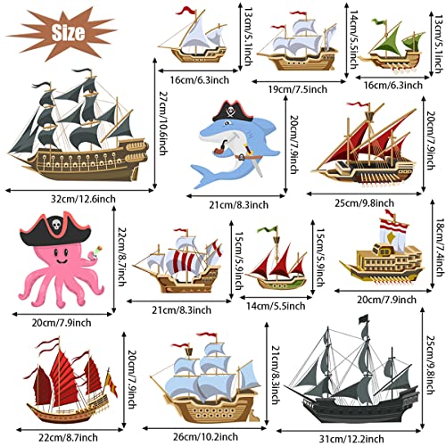 Vinilos Decorativos Barco Pirata de Vinilo Autoadhesivo miniatura 3