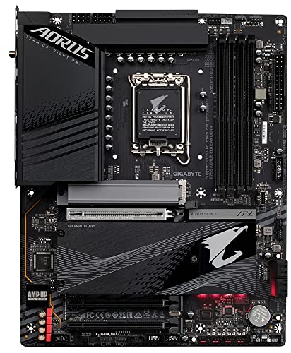 Image of GIGABYTE Z790 AORUS Elite AX DDR4 ATX Motherboard with Intel Z790, Quad M.2 & Intel Core i7-12700KF Gaming Desktop Processor 12 (8P+4E) Cores up to 5.0 GHz Unlocked LGA1700 600 Series Chipset 125W