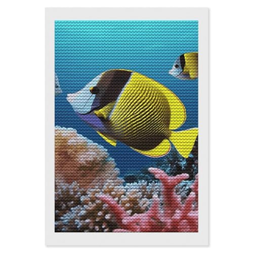 Peinture diamant 5D poisson tropical pour sublimer votre salon