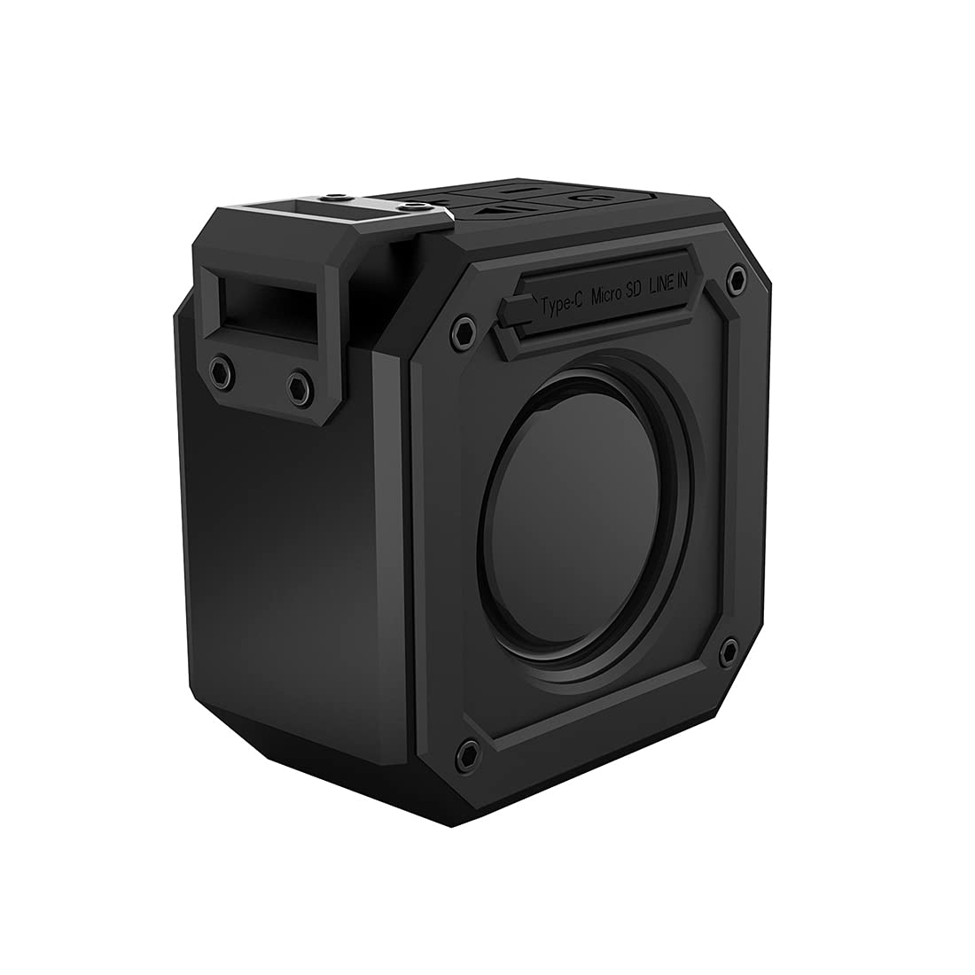 Altoparlante Bluetooth, Altoparlanti Wireless Portatili, Impermeabile, Doppio Abbinamento, Bluetooth 5.0, Stereo Rumoroso, Basso in Piena Espansione, per All'aperto, Campeggio,Nero