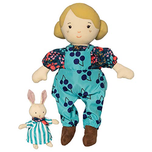 Image of Manhattan Toy Playdate Friends Ollie Machine Washable and Dryer Safe 14 Inch Doll with Companion Stuffed Animal