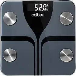 Balança Digital Corporal, Balança Bioimpedancia, Carga Máxima 180kg, 17 Medições, Precisão 100g, Vidro Temperado, Multiusuário