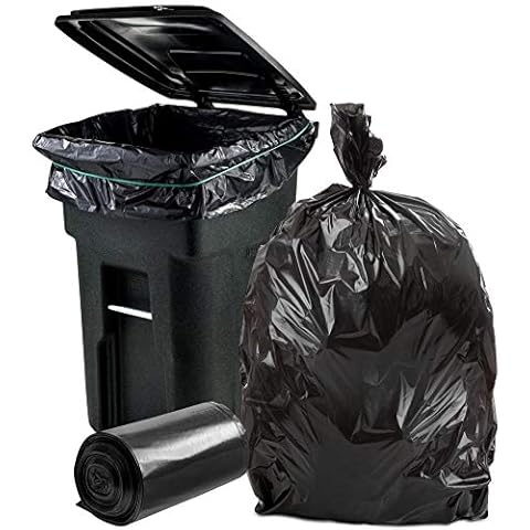 Plasticplace 64-65 Gallon Trash Bags Cover