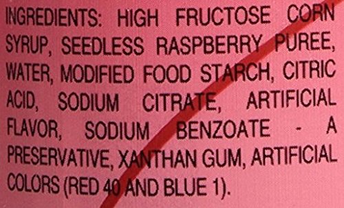 2-Pack Lyons Raspberry Designer Dessert Sauce and Ice Cream Topping plus Applicator Tip