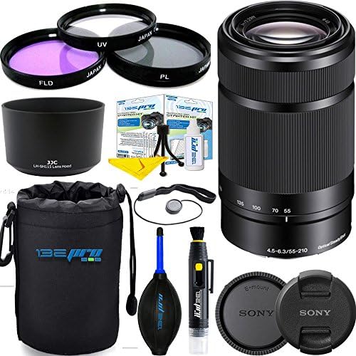 Amazon.com : Sony E 55-210mm (SEL55210) F4.5-6.3 OSS Lens for Sony  