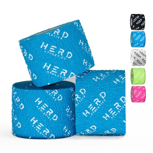 2 Premium 3 Pack Athletic Weightlifting Thumb Tape for Olympic Weight Lift Cross Training & Lifting Deadlift Powerlifting Protect Fingers Thumb Hand & Enhance Grip (Blue)