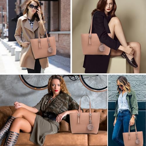 Image of TANTOMI Tote Bags for Women, Handbags and Womens Purses Shoulder Purse Set for Travel Work
