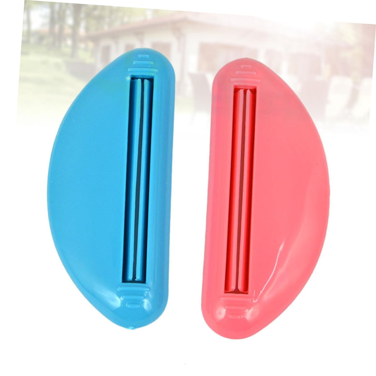 FOMIYES 6 Pcs Toothpaste Rolling Squeezer Toothpaste Squeezer Money-Saving Bathroom Accessory Yogurt Strainer Wire Shelving Supports Manual Toothpaste Extruder Teapots Blue