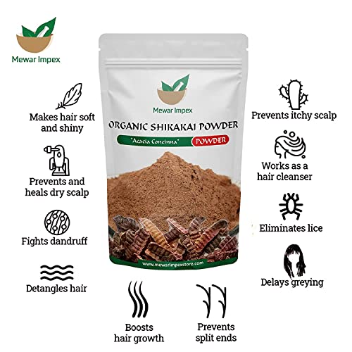 Shikakai Powder (900 g), Acacia Concinna - Polvo para Cabello Dañado miniatura 3