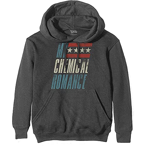 My Chemical Romance Men's Raceway Hooded Sweatshirt Charcoal