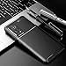 Toppix Compatible with Xiaomi Mi 10T / 10T Pro Case, Soft TPU Bumper Flexible [Shock Absorption] [Carbon Fiber Texture] Autofocus Bumper Protective Cover for Xiaomi Mi 10T / 10T Pro, Black
