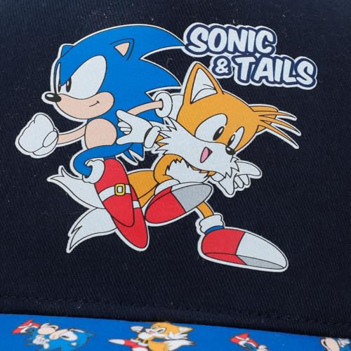 Sonic The Hedgehog Sonic & Tails Youth Blue Traditional Adjustable Hat3