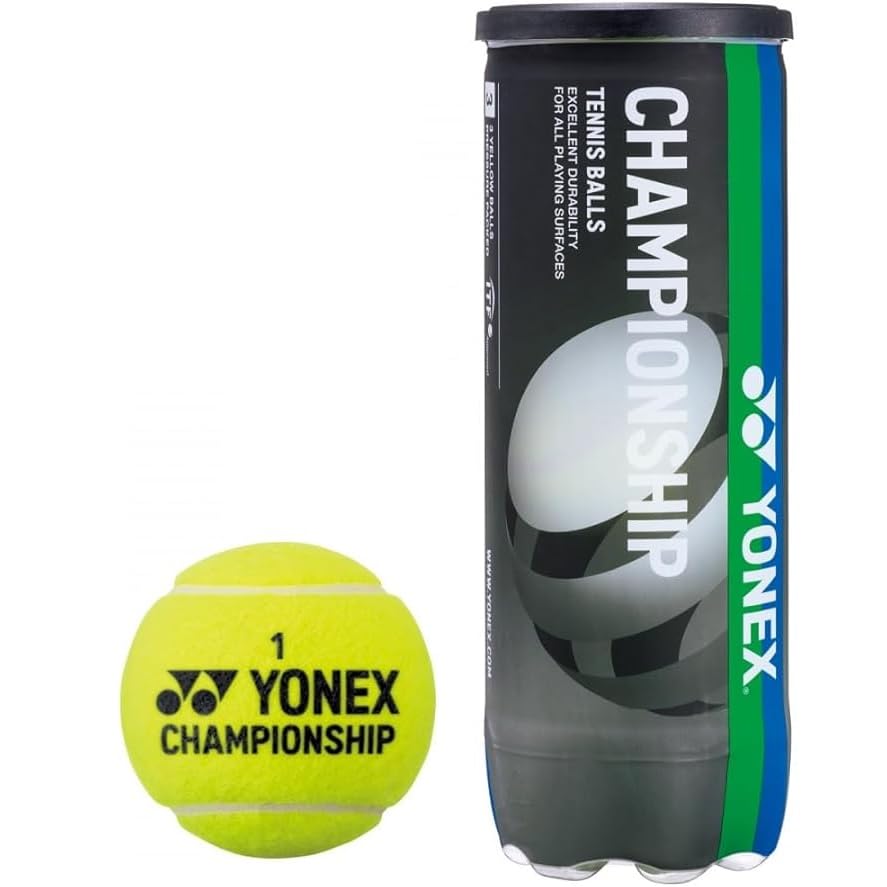 Yonex Championship Tennis Balls - 3 Ball Can in Multi-Packs (2-24 Cans Available)