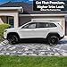 BOGAR TECH DESIGNS Side Window Chrome Delete Overlay Compatible with Jeep Cherokee 2014-2023, Gloss Black