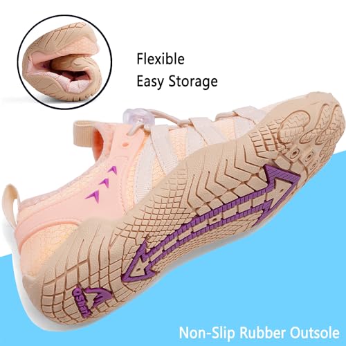 Image of Quickshark Kids Water Shoes Boys Girls Barefoot Aqua Socks Outdoor Indoor Quick Dry Sandals Lightweight Slip On Walking Sneakers for Beach Pool Swim (Little Kid /Big Kid)