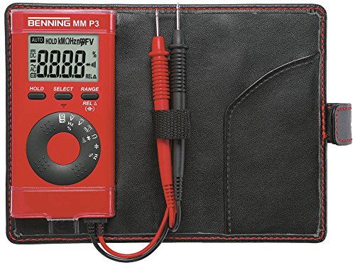 BENNING MM P3 Multimeter 4-Digits Auto-Range und/oder manuell Ja/Ja 1mHz-5MHz für mV mV 10pF-100F CAT III 300 V RMS 0 1mV-600V