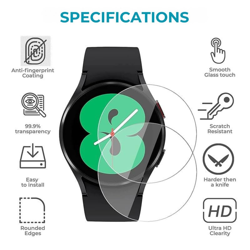 Image of 2 Pack| Smartwatch Screen Sport Watch Protector For Boat Lunar Discovery |1.39 Inch| | Flexible TPU Film, 9H Scratch Resistant, Bubble Free Installation - Not Tempered Glass