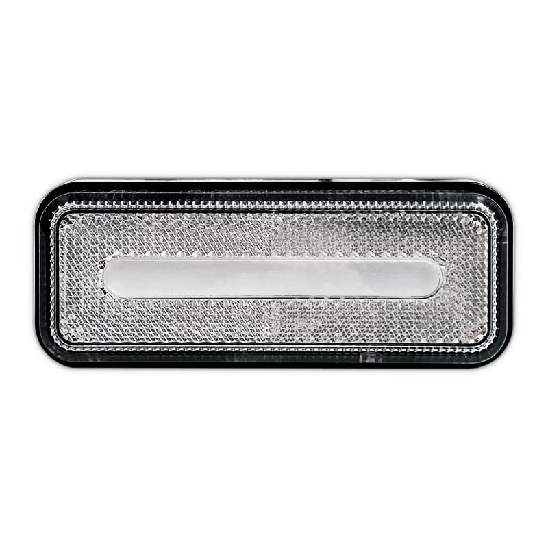 GÁLIBOS LED NEÓN CATADIÓPTRICOS RECTANGULARES BLANCOS 12V 24V 2 UNIDADES