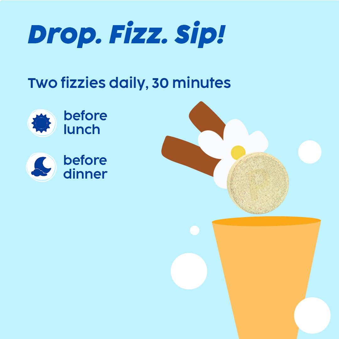 PLIX - THE PLANT FIX KSM-66 Ashwagandha 300mg Effervescent Supplements for Stress, Mood & Energy Support with Vitamin D3 & Brahmi - 60 Vegan, Non-GMO, Gluten-Free Tablets, Pack of 4