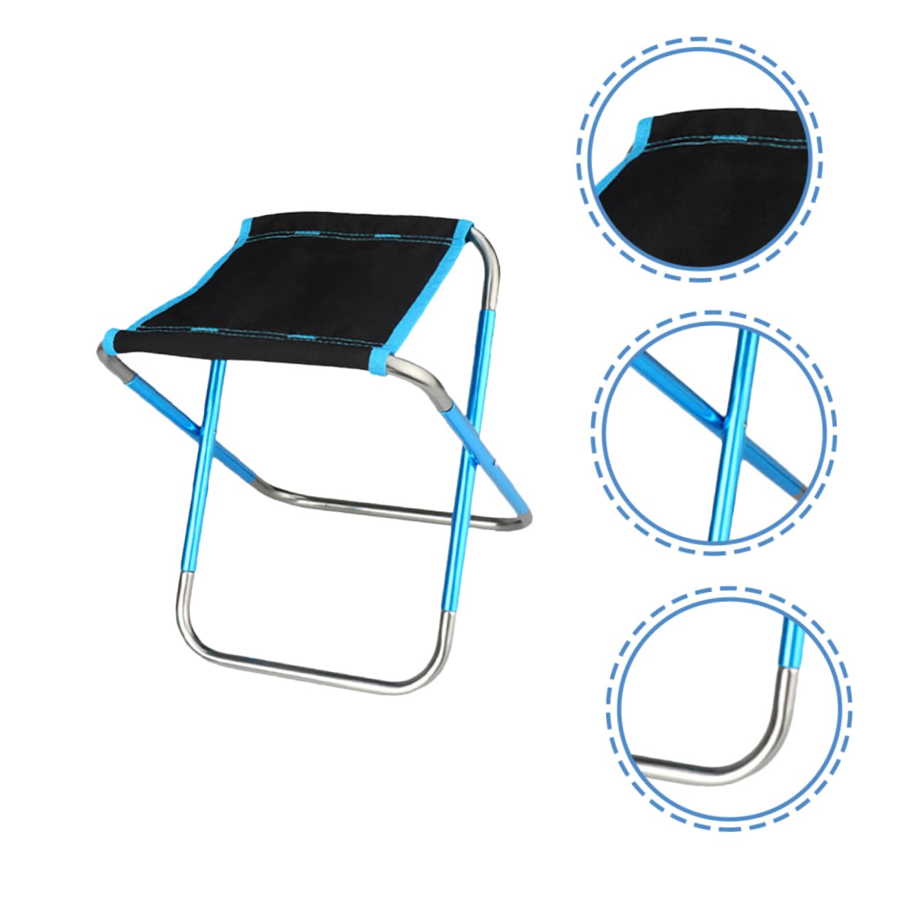 KOMBIUDA Sgabello da Campeggio Sgabello Portatile Piccolo Accessorio da Spiaggia Comodo Multifunzione Materiale di Resistente