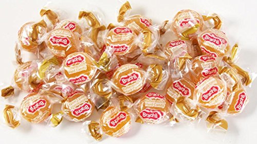 Brach's Butterscotch Hard Candy, Bulk Candy Bag, Individually Wrapped, 108 Ounce