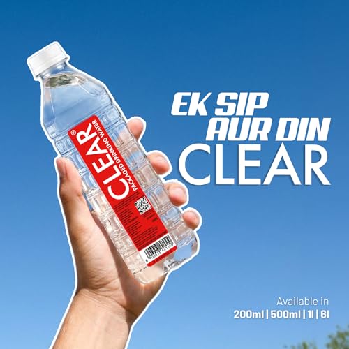 Image of CLEAR Premium Drinking Water with Added Minerals 500ml (Pack of 24)