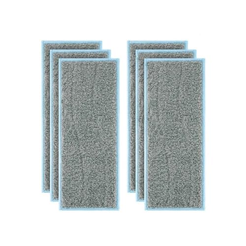 HAvern Accesorios de paño de fregona Lavables, Accesorios de paño de Limpieza de fregona Seca y húmeda for Robot Aspirador, compatibles con IRobot, Braava Jet M6 (Color : 6pcs-Wet)