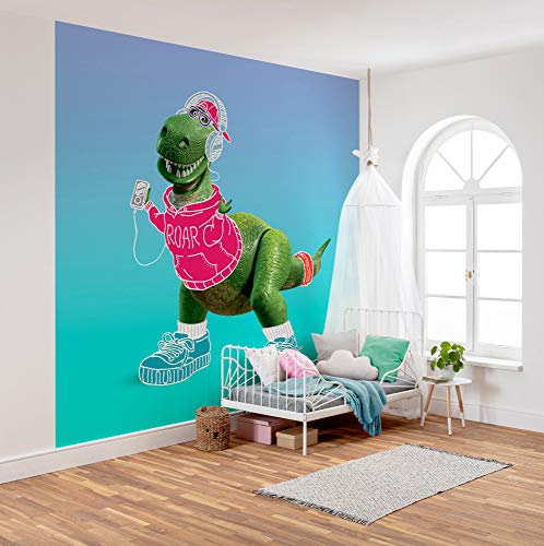 Komar Disney IADX6-030 Papier peint photo non tissé Motif dinosaure Toy Story Roar Dimensions : 300 x 280 cm (largeur x hauteur)